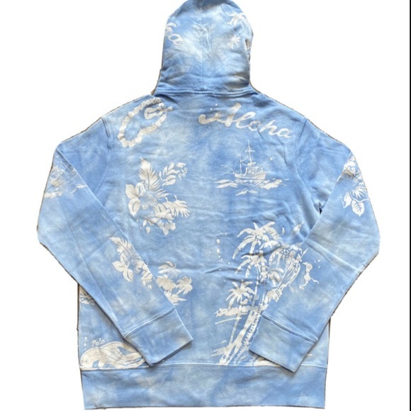 EUC Polo Ralph Lauren Men's Laguna Hawaiian Spa Terry Hoodie Sweatshirt – Large - Picture 3 of 9